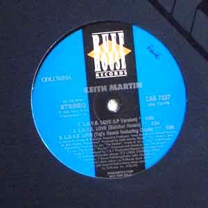 KEITH MARTIN - Moment in time / Love - 12 inch 33 rpm