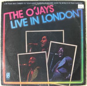 THE O'JAYS - Live in London - LP