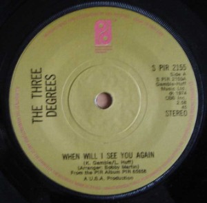THE THREE DEGREES - When will I see you again / I didn't know - 7inch (SP)