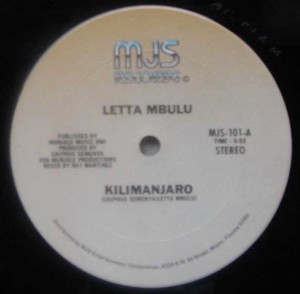 LETTA MBULU - Kilimandjaro - 12 inch 33 rpm