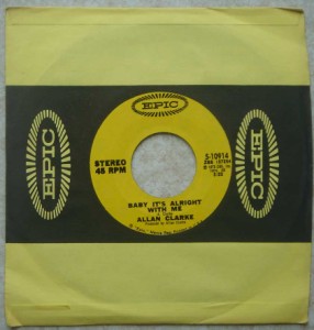 ALLAN CLARKE - Baby it's alright with me / Ruby - 7inch (SP)