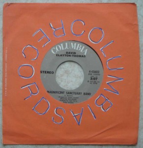 DAVID CLAYTON-THOMAS - North beach racetrack / Magnificent sanctuary band - 7inch (SP)