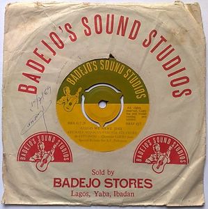 CHORALE ADJOGAN - Guigo we nawe jesu / Boze Gbigbo ebo tin dagbe me - 7inch (SP)