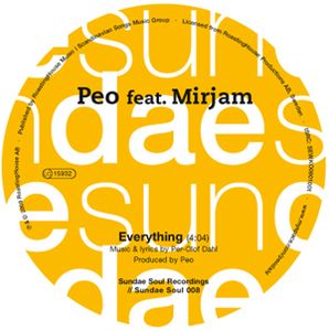 PEO FEAT. MIRJAM - Must be love / Everything - 7inch (SP)