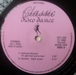 CLASSIC DISCO DANCE (ALPHONSE MOUZON, REAL THING, - Classic Disco Dance - 12 inch 33 rpm