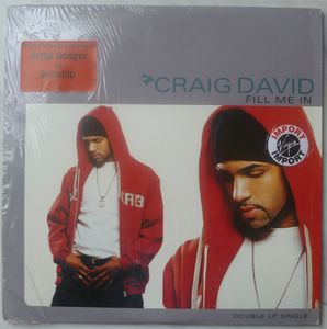 CRAIG DAVID - Fill me in - 12 inch 45 rpm x 2