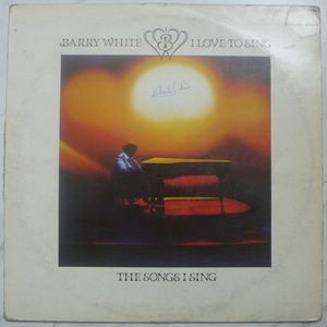 BARRY WHITE - I love to sing - LP