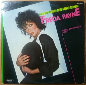 FREDA PAYNE - Happy days are here again / I'll do anything for you - 12 inch 33 rpm