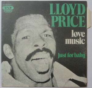 LLOYD PRICE - Love music / Just for baby - 7inch (SP)