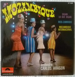 ORCHESTRE CARLOS ARAGON - Mozambique - Disque 45T (EP 4 titres)