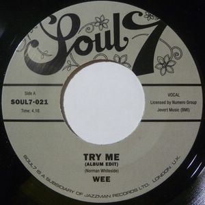 WEE - Try me / You can fly on my aeroplane - 7inch (SP)