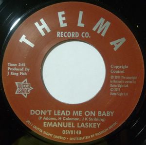 EMMANUEL LASKEY - Don't lead me on baby / I'm a peace loving man - 7inch (SP)