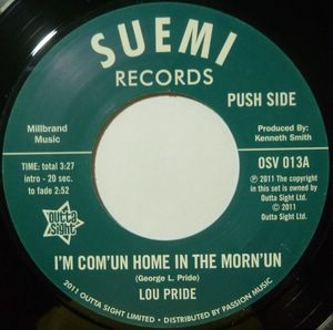 LOU PRIDE - I'm com'un home in the morn'un - 7inch (SP)