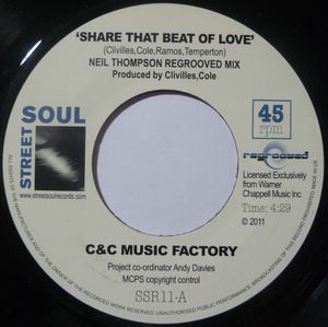 C&C MUSIC FACTORY - Share that beat of love - 7inch (SP)