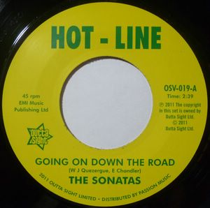THE SONATAS / DONNA KING - Going on down the road / Take me home - 7inch (SP)