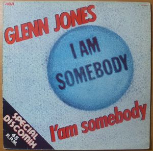 GLENN JONES - I am somebody / Instrumental - 12 inch 33 rpm