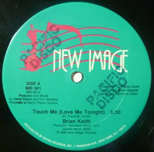 BRIAN KEITH - Touch me (love me tonight) - 12 inch 33 rpm