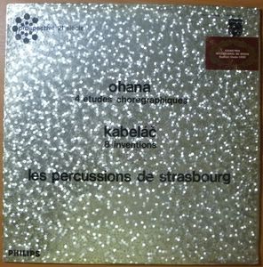 MILOSLAV KABELAC / MAURICE OHANA - 4 etudes chorégraphiques / 8 inventions - LP