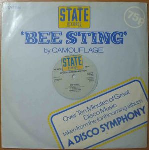 CAMOUFLAGE - Bee sting / Take a ride - 12 inch 33 rpm