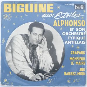 ALPHONSO ET SON ORCHESTRE TYPIQUE ANTILLAIS - Biguine aux etoiles (4 tracks) - 7inch (EP)