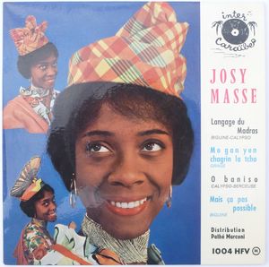JOSY MASSE - Langage du Madras (4 tracks) - 7inch (EP)