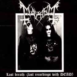 Mayhem Last breath : last recordings with dead (Vinyl Records, LP, CD ...