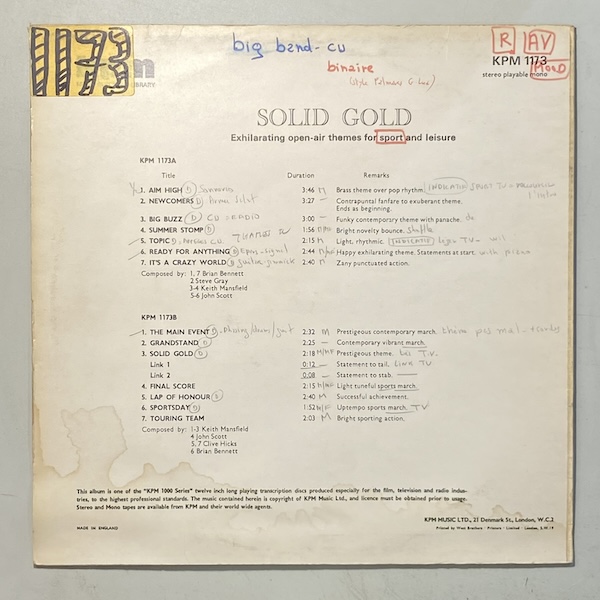 VARIOUS - Solid Gold - LP
