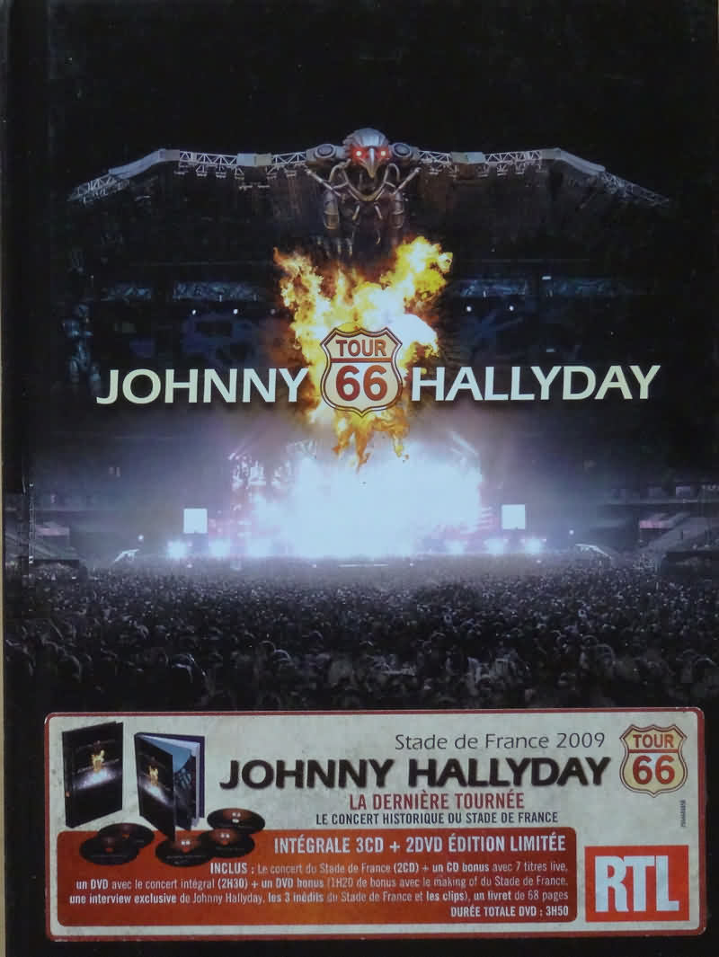 sticker johnny hallyday tour 66