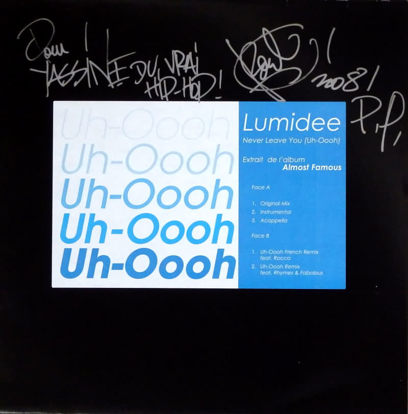 Album Never leave you uh oooh de Lumidee sur CDandLP