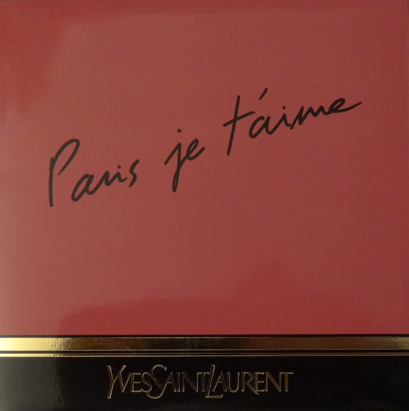 Paris Je T'aime By Yves Saint Laurent, 7 Inch Gatefold With Platine